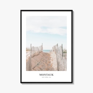 Montauk Print, Montauk Photo Poster, Montauk Travel Wall Art, Montauk Map Print, Montauk Photography, Montauk Wall Décor, New York, USA