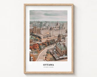 Lámina de Ottawa, póster fotográfico colorido, arte mural de viajes, decoración del hogar