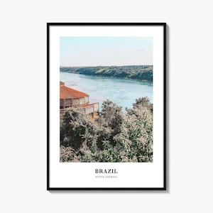 Brasilien Druck Nr. 2, Brasilien Foto Poster, Brasilien Reise Wandkunst, Brasilien Karte Druck, Brasilien Fotografie Druck, Brasilien Wanddekor, Südamerika