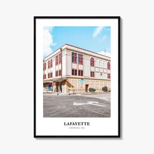 Lafayette Print Louisiana, Lafayette Photo Poster, Lafayette Travel Wall Art, Lafayette Map Print, Lafayette Photography Print, USA