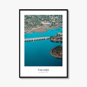 Vallejo Print, Vallejo Photo Poster, Vallejo Travel Wall Art, Vallejo Map Print, Vallejo Photography Print, Vallejo, California, USA