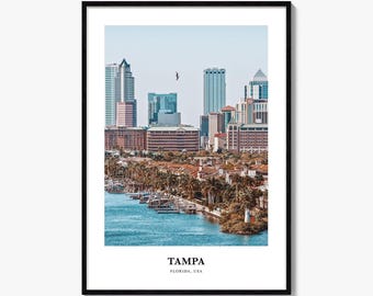 Tampa Fotografie Druck: Florida Reise Wandkunst
