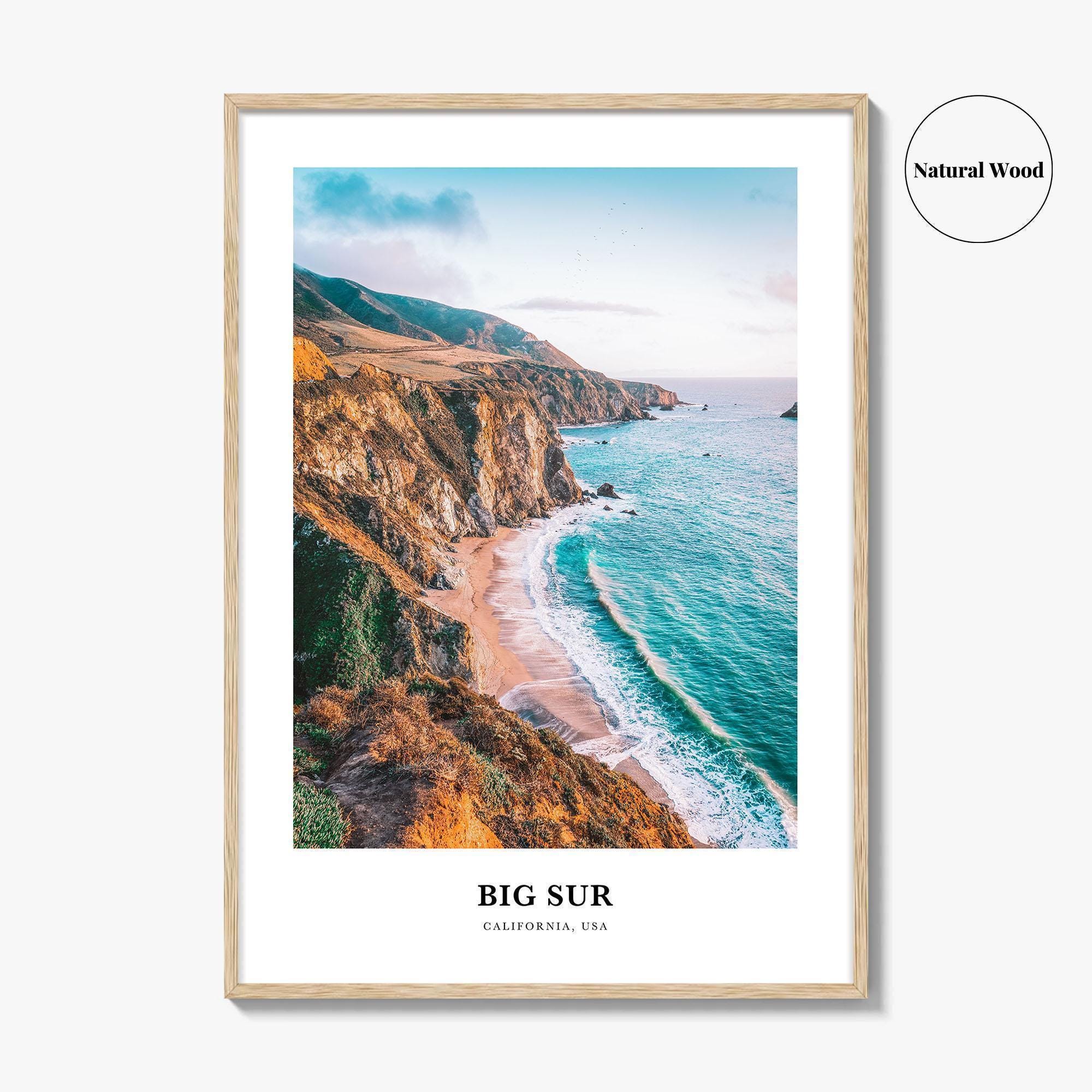 Big Sur Photo Print, California Travel Poster, Pacific Coast Wall