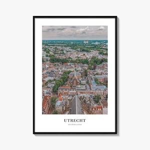 Utrecht Druck, Utrecht Foto Poster, Utrecht Reise Wandkunst, Utrecht Karte Druck, Utrecht Fotografie Druck, Utrecht Wand Dekor, Niederlande