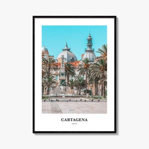 Cartagena Print Spanien Nr. 2, Cartagena Foto Poster, Cartagena Reise, Wandkunst, Cartagena Karte Druck, Cartagena Fotografie, Cartagena Wand