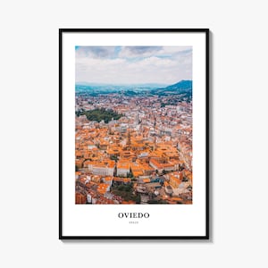 Oviedo Print, Oviedo Foto Poster, Oviedo Reise Wandkunst, Oviedo Karte Druck, Oviedo Fotografie Druck, Oviedo Wanddekor, Spanien