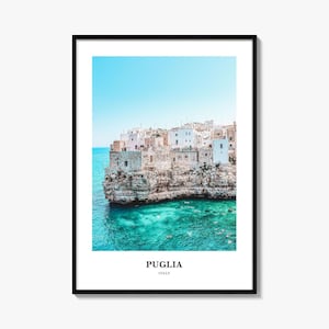 Puglia Print, Puglia Photo Poster, Puglia Travel Wall Art, Puglia Map Print, Puglia Photography Print, Puglia Wall Décor, Italy