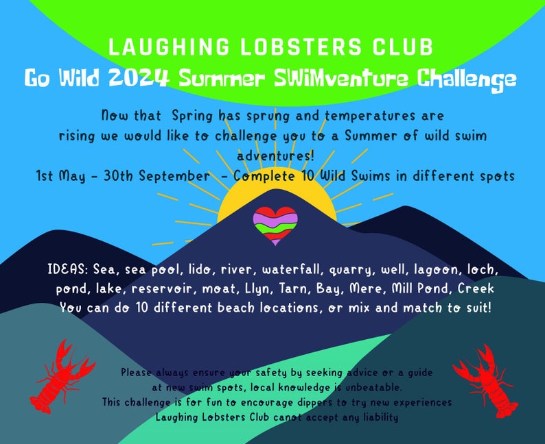 Laughing Lobster Club Go Wild 2024 Summer Challenge official 75mm embroidered sew on patch Sent to you Sept 2024 image 2