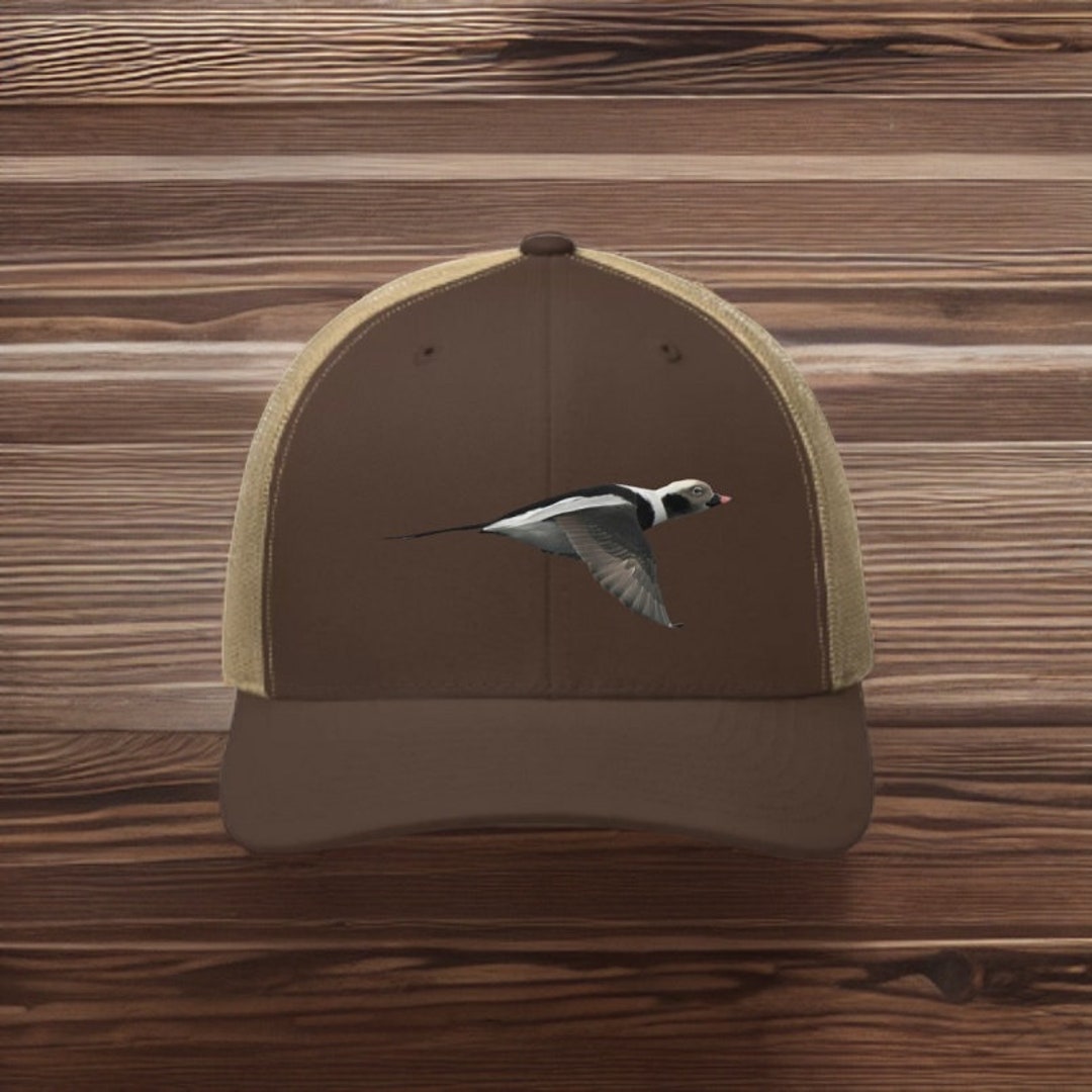 Embroidered Long Tail Duck Snapback Hat, Duck Hunting Hat, Duck Hat