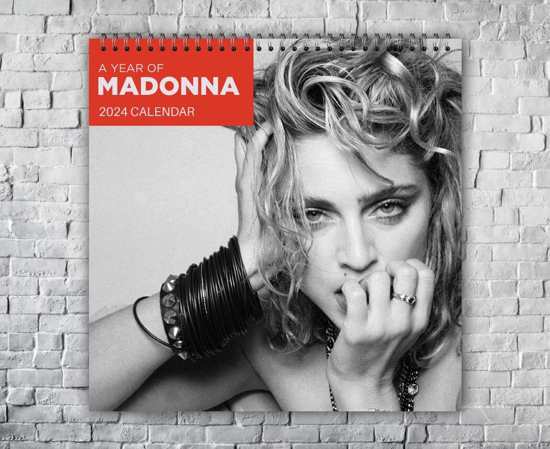 Madonna Calendar 2024 Celebrity Calendar Madonna 2024 Wall Etsy Australia