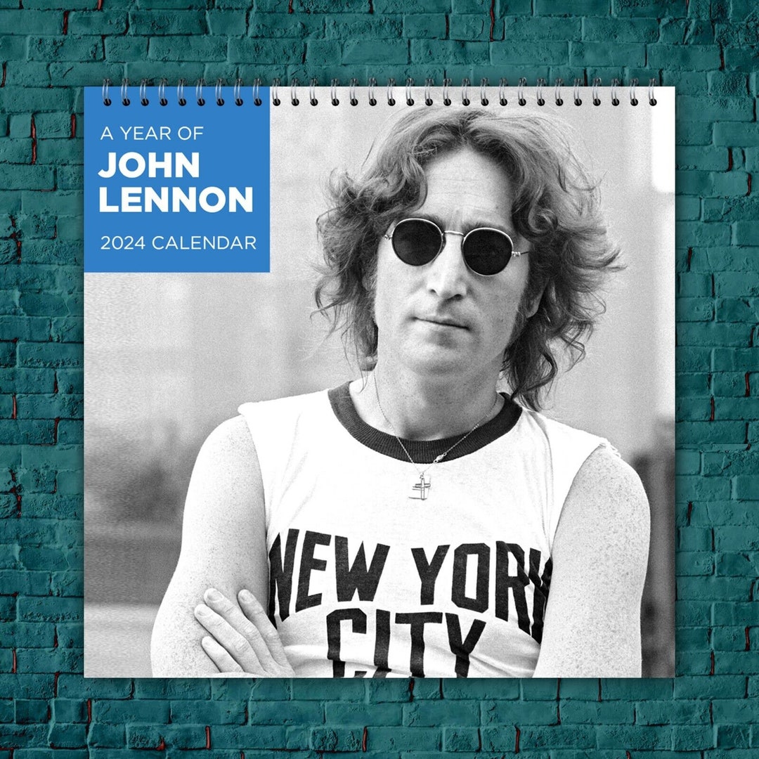 John Lennon Calendar 2025 Celebrity Calendar John Lennon Etsy Australia