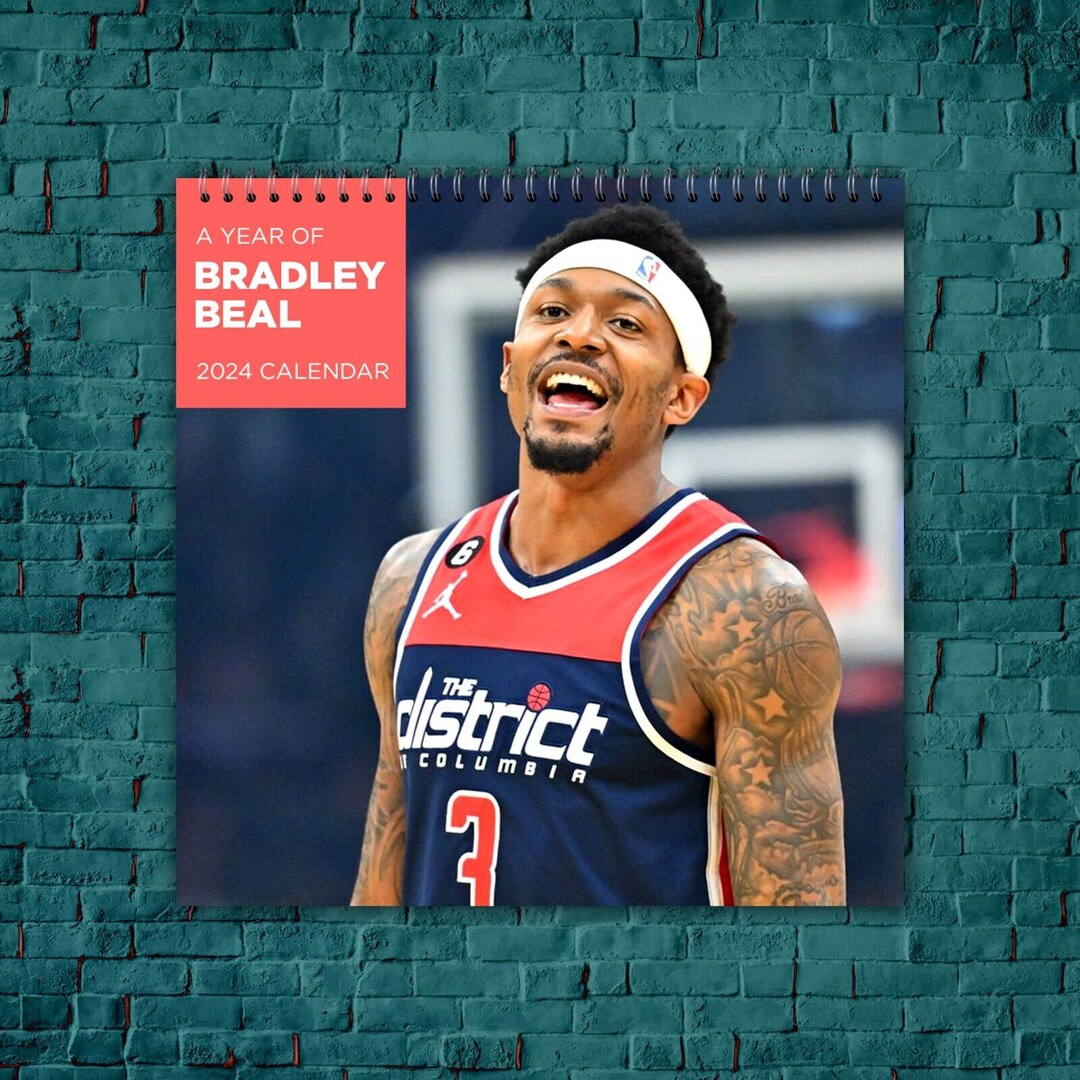 Bradley Beal Calendar 2025 Celebrity Calendar Bradley Beal Etsy