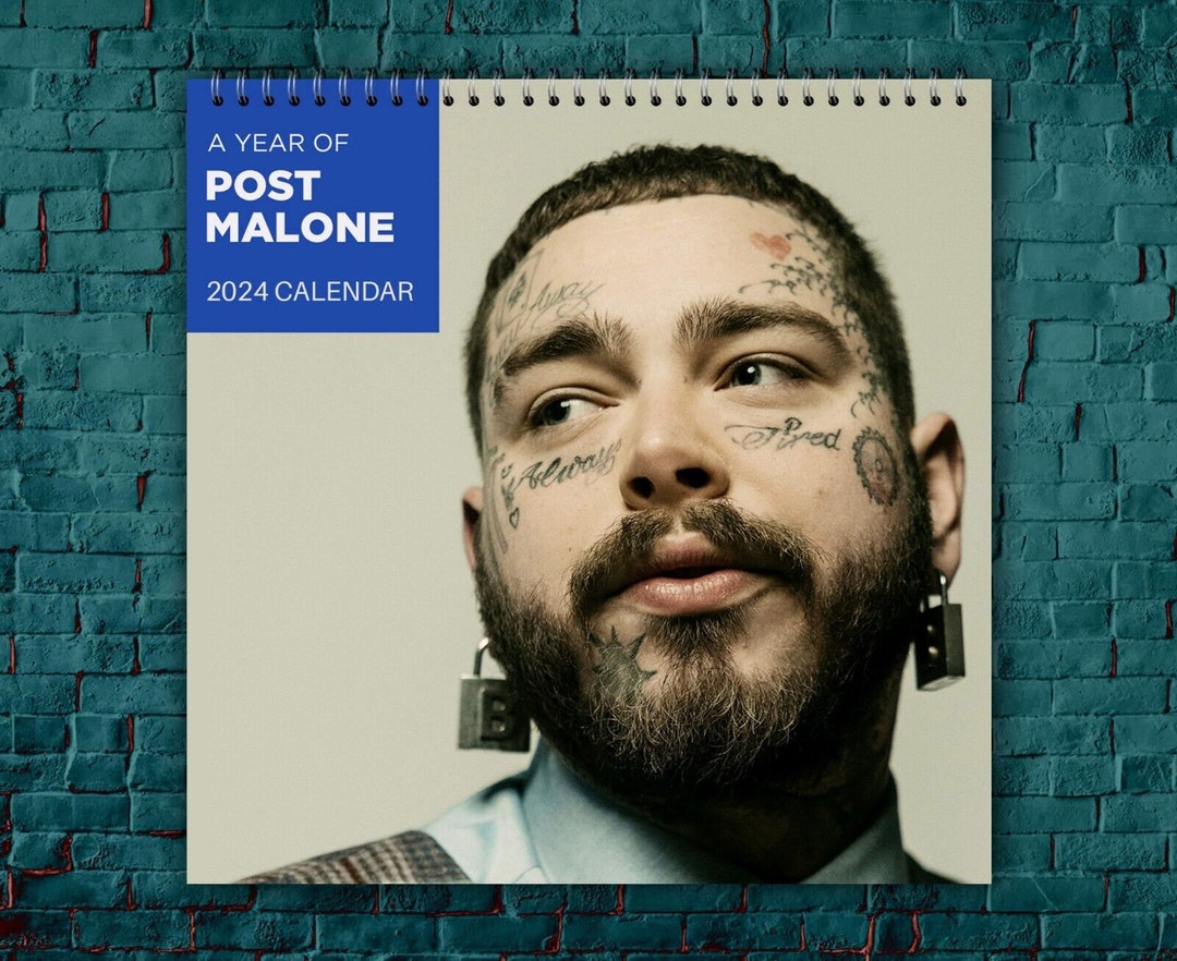 Post Malone Kalender 2024 PromiKalender Post Malone 2024 Etsy.de
