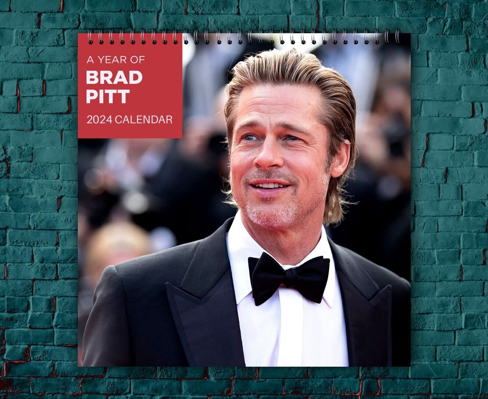 Brad Pitt Calendar 2024 Celebrity Calendar Brad Pitt 2024 - Etsy