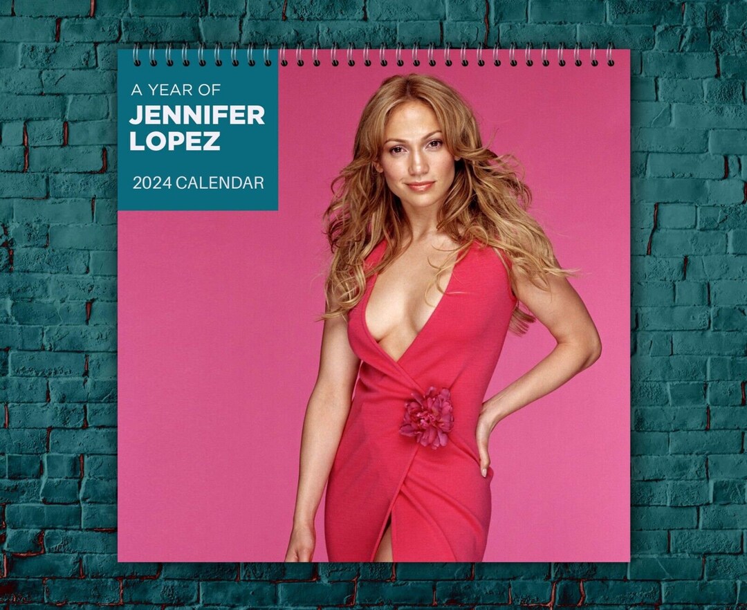 Jennifer Lopez Calendar 2024 Jennifer Lopez 2024 Celebrity Etsy UK