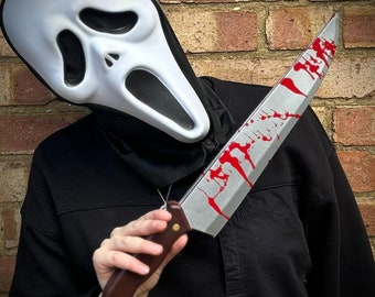Cuchillo de cocina falso de espuma dura para Halloween, accesorio rígido para disfraz, herramienta para disfraz