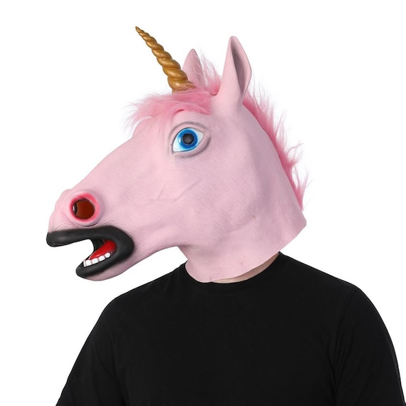 Unicorn Overhead Latex Mask Unicorn Overhead Latex Mask