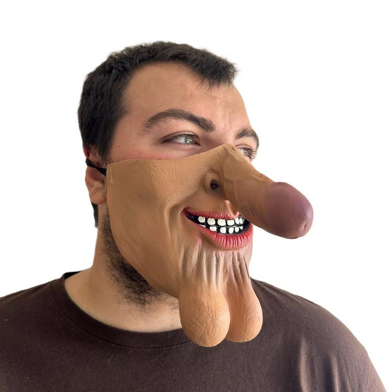 Billy Balls Novelty Adult Latex Mask Hen Do Stag Do Willy Prank Etsy