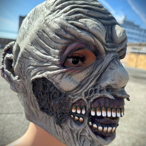 Zombie Latex Mask Halloween Handmade Costume Scary Mask