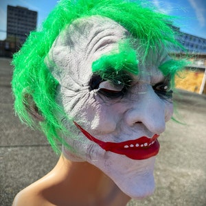 Physco Clown Joke Latex Halloween Fancy Dress Costume Handmade