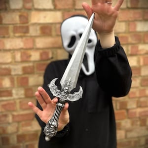 Vampire Knife Hard Foam PU Handmade Cosplay Fake Halloween Costume Accessory 40cm