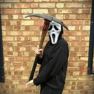 Hard Foam Handmade Halloween Latex Pick Axe 80cm