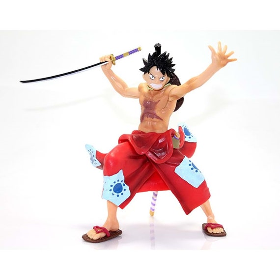 FYDZBSL One Piece Anime Figure Modèle,Luffy Action Figure Héros Figurine  Cartoon Model Statue PVC Figurine Jouets pour Enfant Cadeau, Bureau