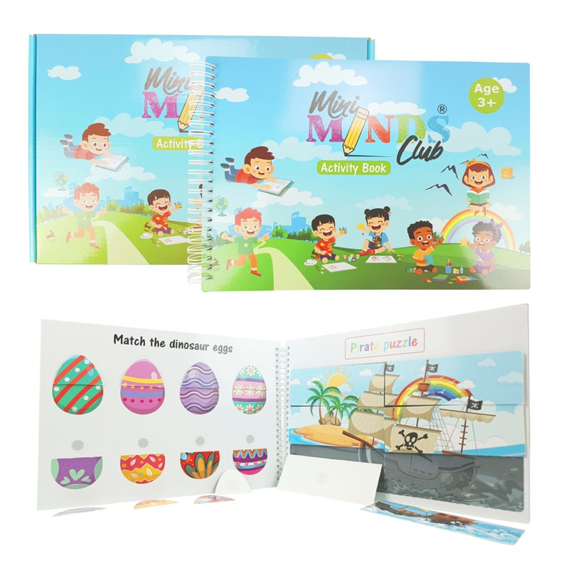 Printable Toddler Busy Book With Educational Activities for - Etsy