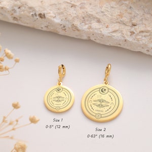 Gemini Necklace Charm with Clasp, 925 Sterling Silver, 14K Solid Gold C4