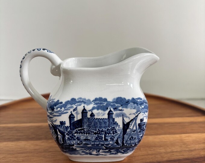 Vintage Enoch Wedgwood Tunstall Royal Homes of Britain Creamer Pitcher