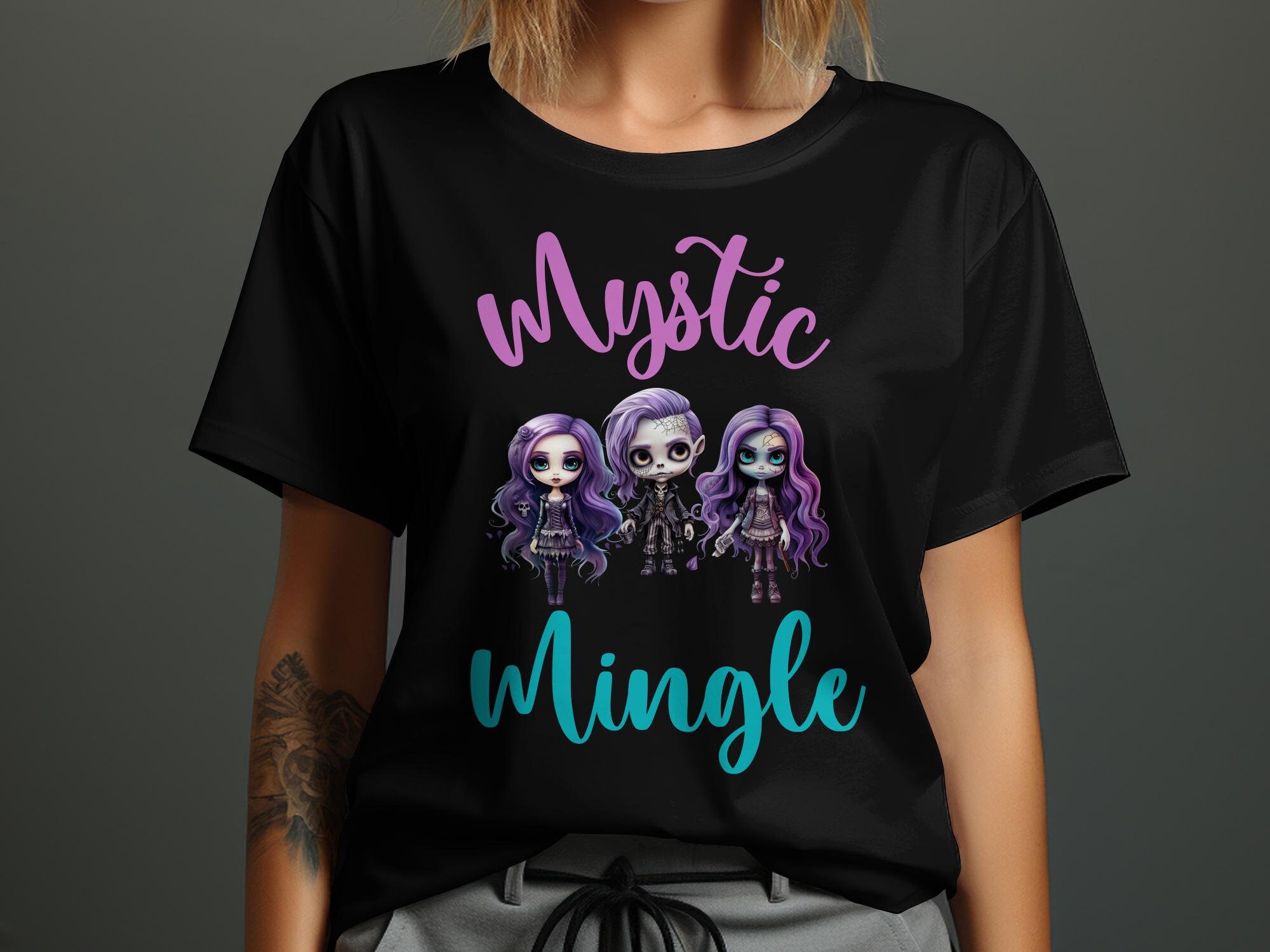 Discover Cute Halloween Group T-shirt, "Mystic Mingle" Group Tees: Dive into Halloween's Enchanted World! Toddler Boys Girls Youth funny Tshirts