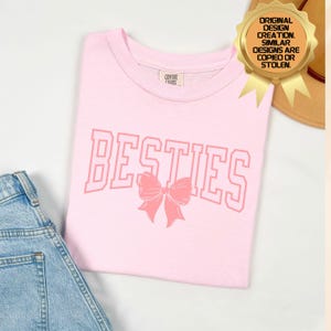 Matching Best Friend Comfort Colors® Shirt, Bestie Sweatshirt, Best Friend Gift, Bestie TShirts, BFF Shirts, Girls Trip Shirt, Bestie Outfit