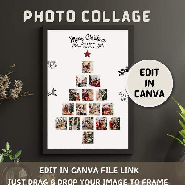 24 X 36 Photo Collage Poster Template Etsy