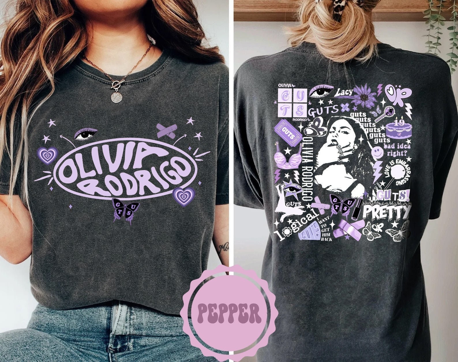 Olivia Rodrigo Vintage Retro Hoodie Official Merchandise 2025 Tour sold by Jessamyn Drab SKU