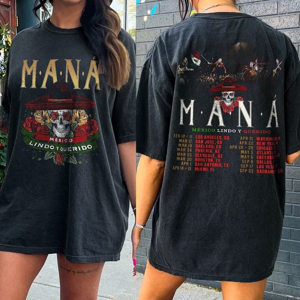 Maná tour 2023 shirt Etsy México