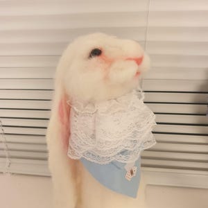 Wonderland needle felted rabbit