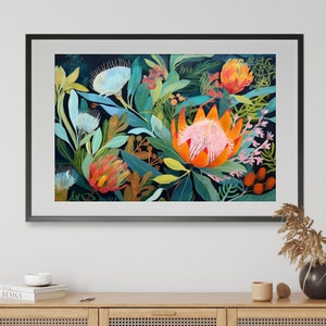 Australische Banksia Charme, DIGITALE Kunst Druck, Gebürtige Blumen Banksia, Botanische Wandkunst, Blumendruck, Australische Ureinwohner Blumen druckbar