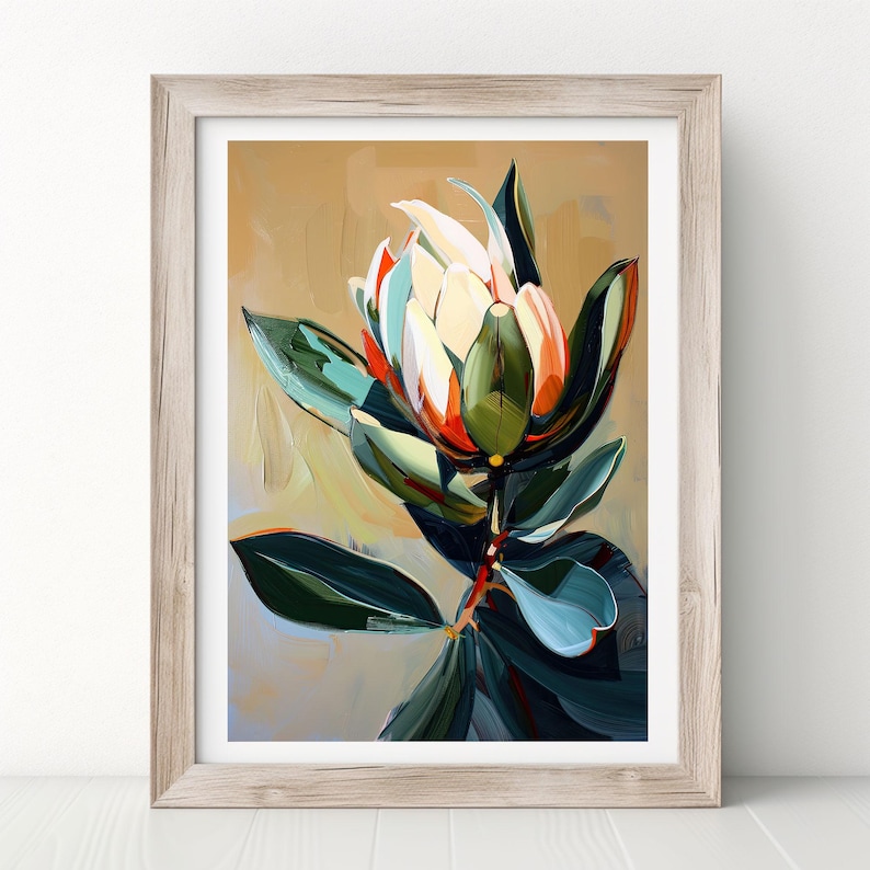 Australian Floral Abstract Essence Paintings Prints, DIGITAL DOWNLOAD