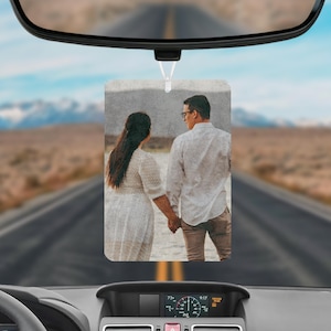 Personalised Car Air Freshener, Custom Photo Car Air Freshener, Personalised Car Accessories, Car Air Freshener For Her, Own Photo Car Gifts