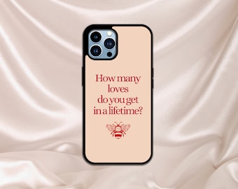 Funda para móvil de Magnolia Parks, ¿Cuántos amores recibes en una vida?, Funda para móvil con temática literaria, Productos de Magnolia Parks, Jessa Hastings, Regalo para lectores