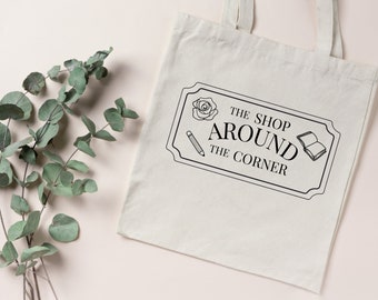 Mail You’ve Got Tote Bag, The Shop Around The Corner Tote Bag, Retro 90s Bookish Gift, Nora Ephron Tote Bag, Bookish Tote Bag, 90’s Romcom