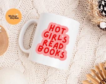 Taza "Chicas Guapas Leen Libros", Taza "Chicas Guapas Leen Libros", Taza de Regalo "Chicas Guapas Leen Libros", Taza "Libros", Taza "Chica Lectora", Taza "Regalo Lindo", Regalo "Libros", Taza "Picante"