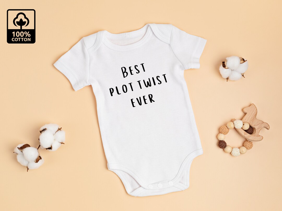 Best Plot Twist Ever Baby Grow Sleepsuit Pregnancy Etsy