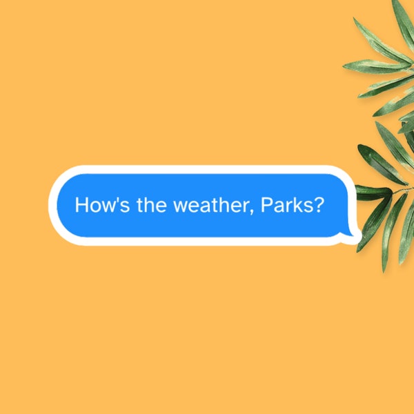 How's The Weather Parks, Magnolia Parks Sticker, Magnolia Parks Book Sticker, Bookish Sticker, Reader Gift, Book Lover Sticker, Book Gift