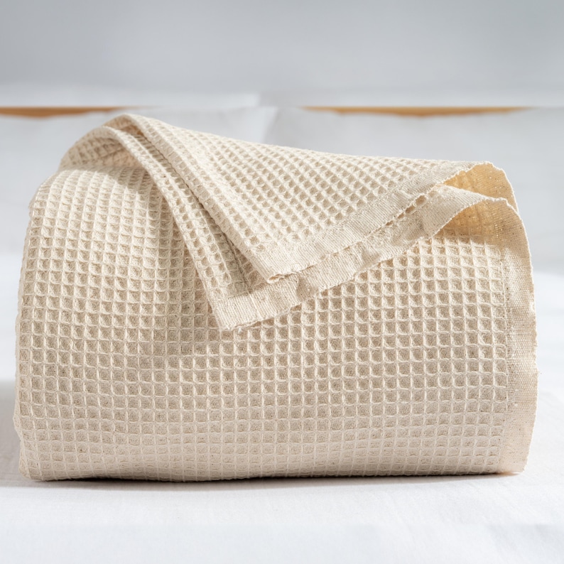 Turkish Cotton Waffle Blanket