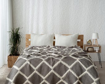 Anthracite Muslin Quilt: Thick Turkish Cotton Comforter, OEKO-TEX Certified