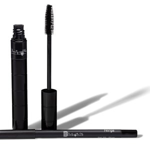 Beauty and the City&#39;s Vegan Mascara & Eyeliner kit! Get Instant Volume Lashes and bold Eye Makeup! #Natural Cosmetics #black mascara