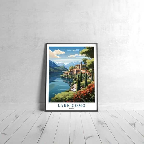 Les Arcs Vintage Travel Poster Retro France Art Print Colorful Home