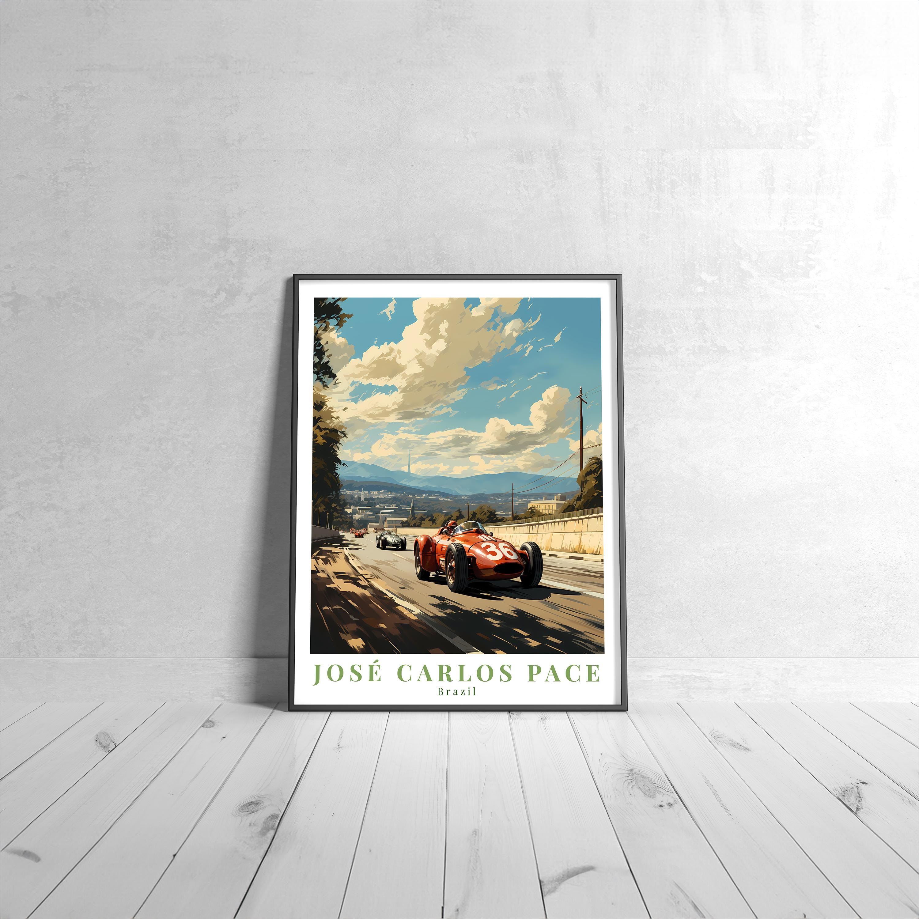 ホセ・カルロス・ペース ヴィンテージ トラベルポスター レトロ