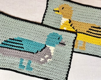 Duck Design gehaakt tapijtpatroon